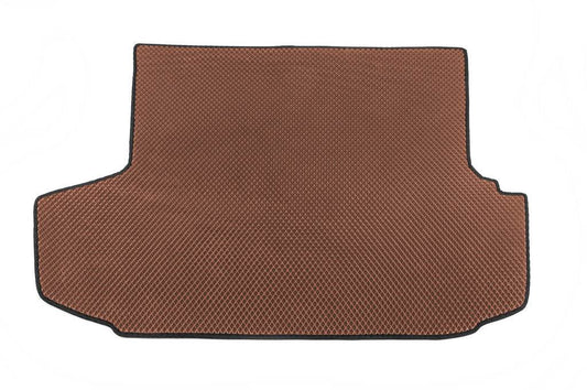 Trunk mat V-4 SW (EVA, Brown) for Skoda Octavia III A7 2013-2019 - Reelken Auto