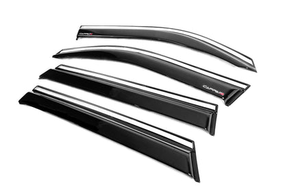 Window wind deflectors with chrome trim EuroCap (set of 4) for Dacia Duster 2024- - image 3
