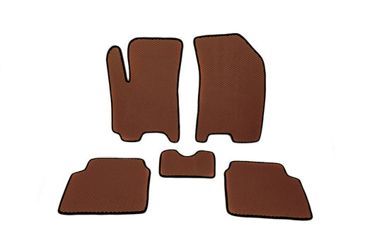 EVA Floor Mats (Brown) for Chevrolet Aveo T200 2002-2008 - image 1