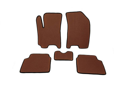 EVA mats (brown) for Chevrolet Aveo T200 2002-2008 - Reelken Auto
