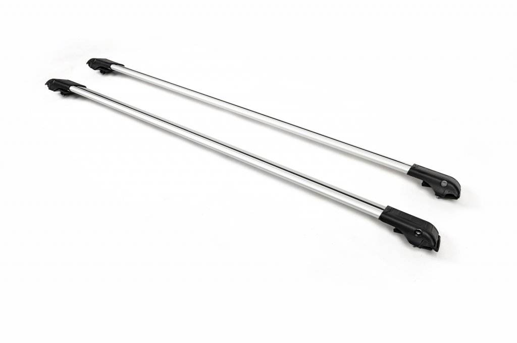 Poperechny on the roof rails under the key (2 PCs) for Dacia Sandero 2013-2020 - Reelken Auto