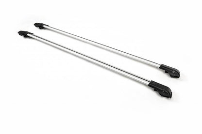Poperechny on the roof rails under the key (2 PCs) for Dacia Sandero 2013-2020 - Reelken Auto