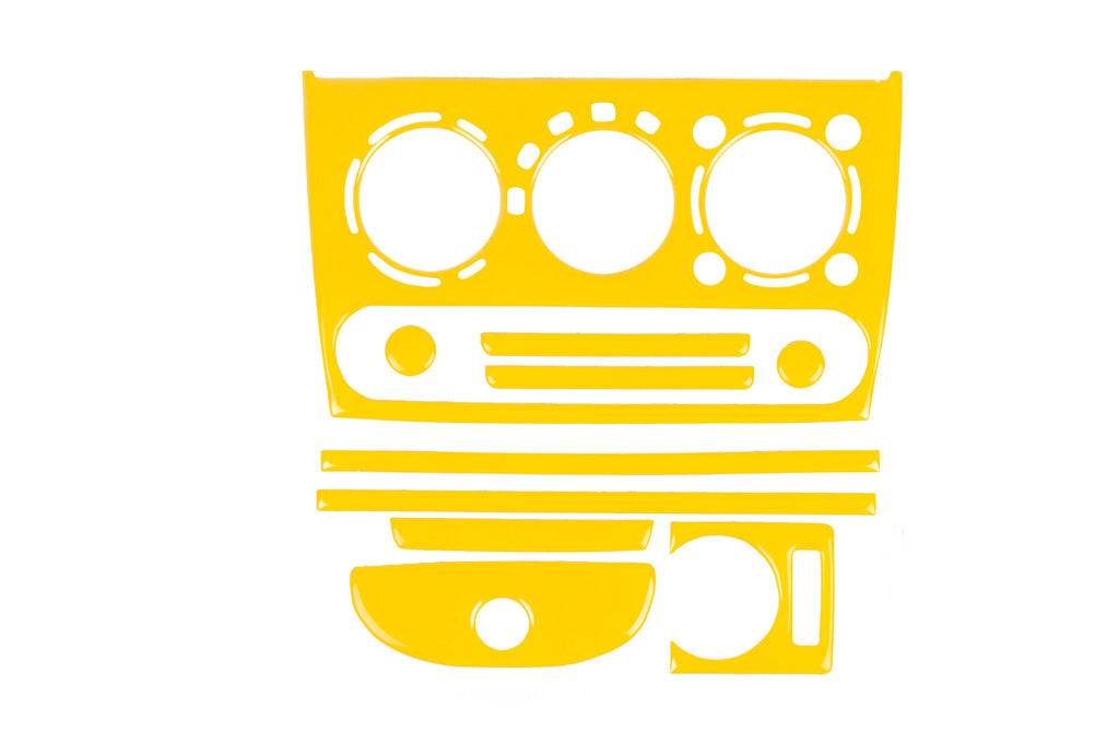 Panel overlays (yellow) for Opel Corsa B 1996↗ - Reelken Auto