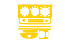 Dashboard Trim Covers (yellow) for Opel Tigra 1994-2001 - image 1