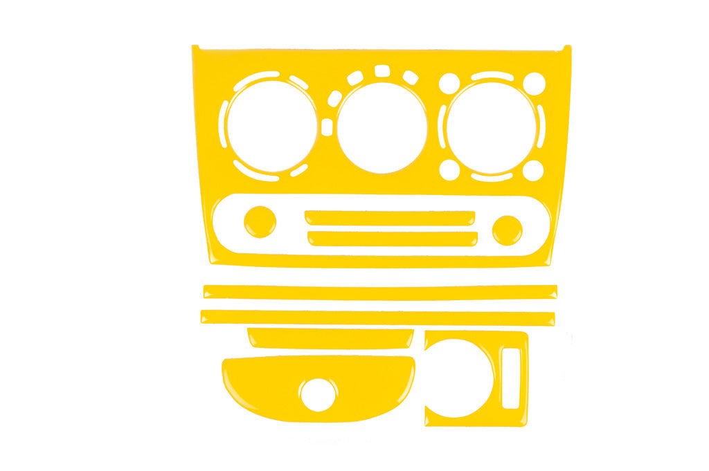 Dashboard Trim Covers (yellow) for Opel Tigra 1994-2001 - image 1
