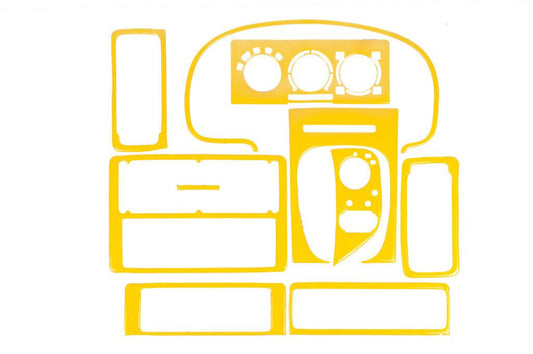 Panel overlays 1994-1999 (yellow) for Volkswagen Polo 1994-2001 - Reelken Auto