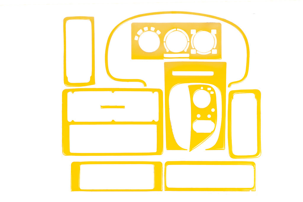 Dashboard Trim 1994-1999 (yellow) for Volkswagen Polo 1994-2001 - image 1