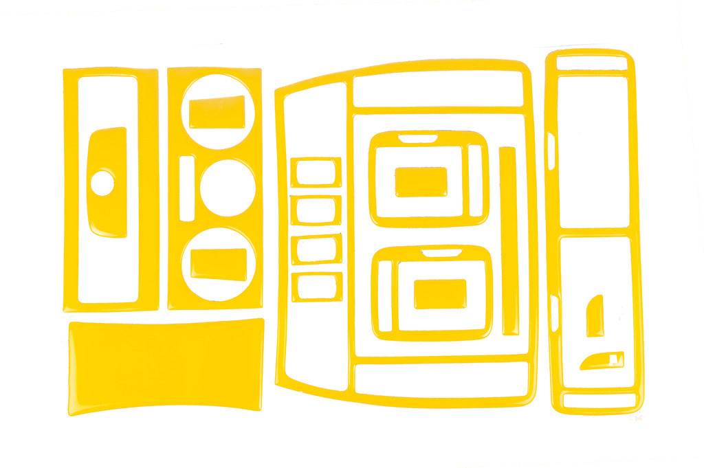 Panel overlays 1996-2004 (yellow) for Volkswagen Passat B5 1997-2005 - Reelken Auto