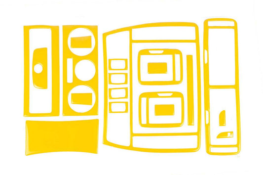Panel overlays 1996-2004 (yellow) for Volkswagen Passat B5 1997-2005 - Reelken Auto