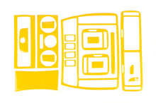 Dashboard Trim 1996-2004 (yellow) for Volkswagen Passat B5 1997-2005 - image 1