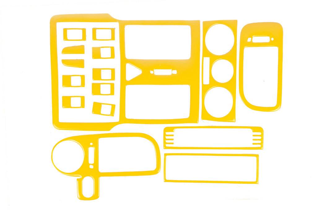 Panel overlays 1999-2001 (yellow) for Volkswagen Polo 1994-2001 - Reelken Auto