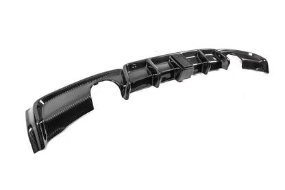 Rear Bumper Diffuser With brake light Carbon Fiber V10 (for M-Sport) for BMW 3 series F-30/31/34 2012-2019 - image 7