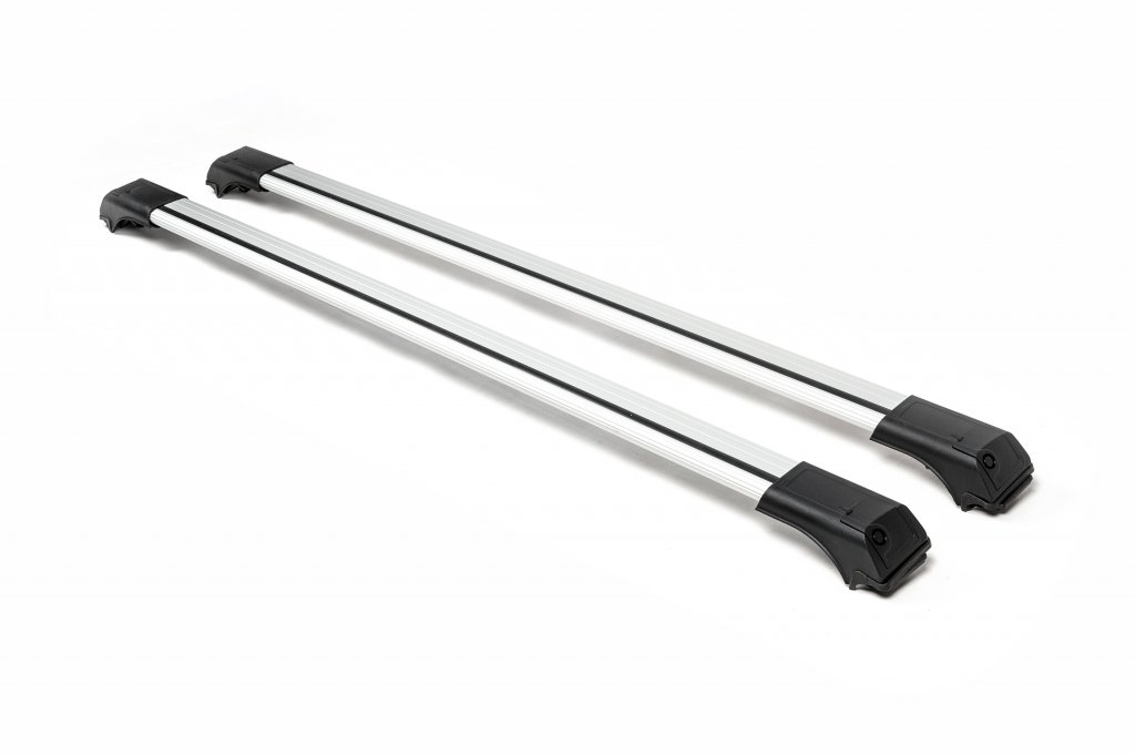 Roof bars for railings without lock (2 pcs) for Dacia Sandero 2007-2013 - image 1