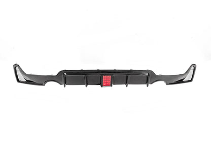 Rear Bumper Diffuser LED Light Carbon Fiber V8 (M-Sport) for BMW 4 series F-32 2012-2020 - image 4