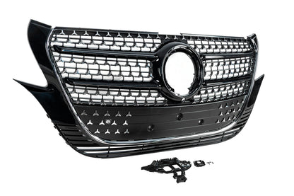 Front Grille AMG-Line (2024+) for Mercedes Vito/V-class W447 2014- - image 4