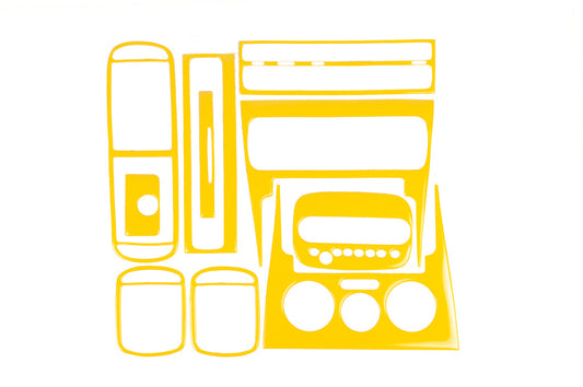 Dashboard Trim Covers (yellow) for Seat Toledo 2000-2005 - image 1
