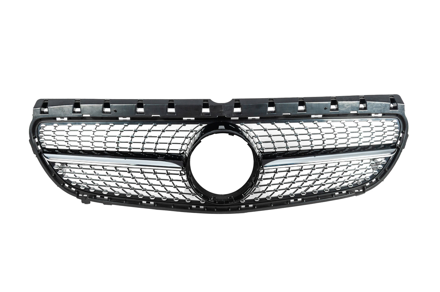 Front Grille Diamond Black (2015-2018) for Mercedes B-class W246 2011-2018 - image 2
