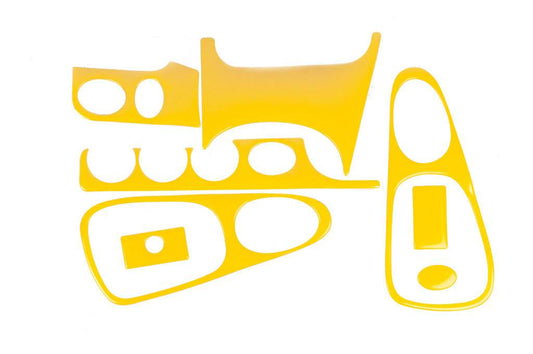 Panel overlays (yellow) for Ford Escort 1995-2000 - Reelken Auto