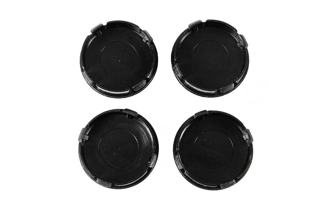 Wheel caps black hyun60tur-bl (59mm by 55mm, 4 pcs) for Hyundai - Reelken Auto