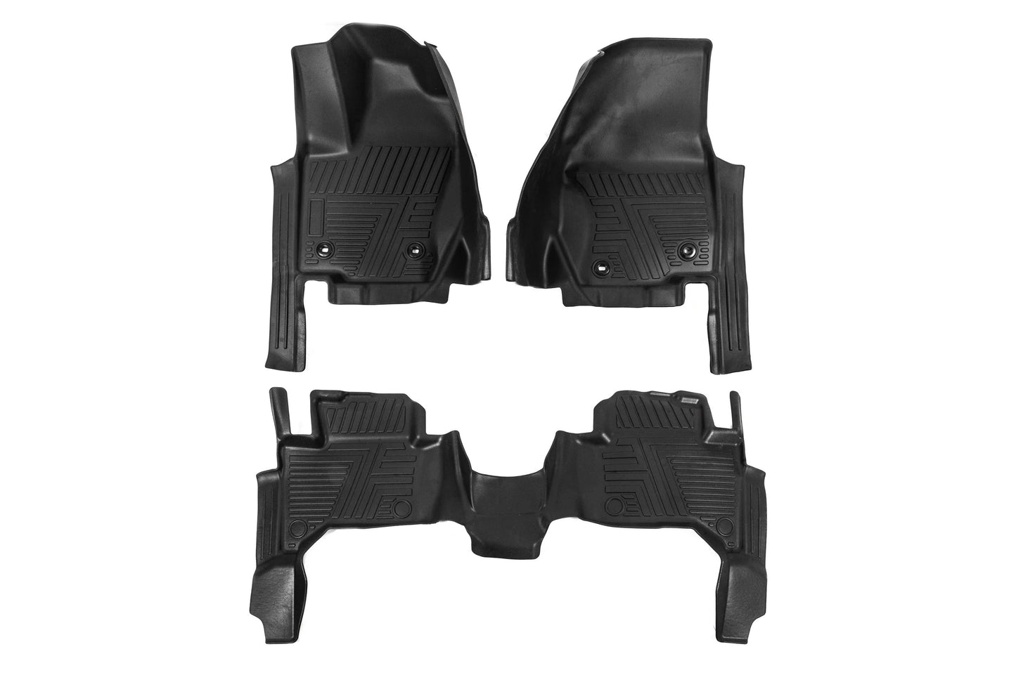 Rubber Floor Mats Niken Luxury 3D (3 pcs) for Lexus GX550 2023- - image 1