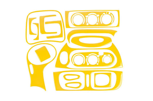 Panel overlays 1999-2003 (yellow) for Renault Megane I 1996-2004 - Reelken Auto