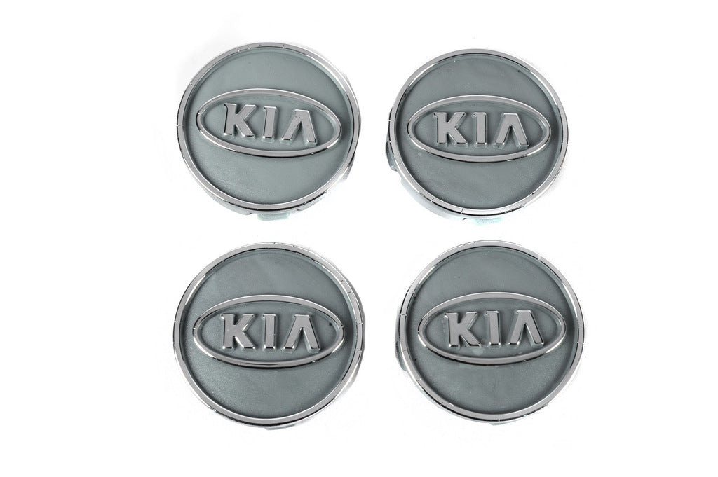 Wheel center caps grey kia60tur-sir (59mm to 55mm, 4 pcs) for KIA - image 2