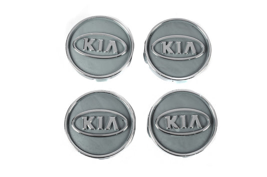 Wheel center caps grey kia60tur-sir (59mm to 55mm, 4 pcs) for KIA - image 2