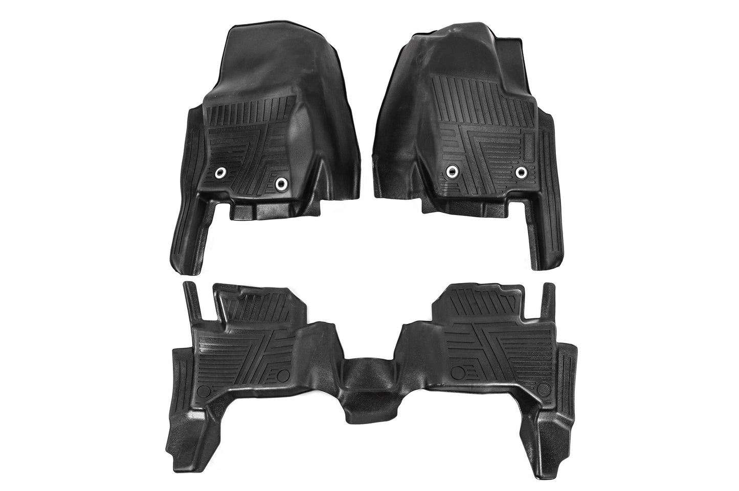 Rubber Floor Mats Niken Luxury 3D (3 pcs) for Lexus GX550 2023- - image 4