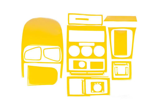 Panel overlays (yellow) for Opel Astra G classic 1998-2012 - Reelken Auto