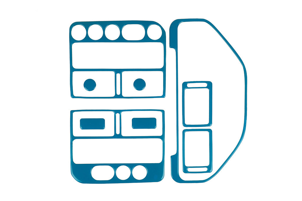 Dashboard Trim Cover (blue) for Peugeot 106 1991-2003 - image 1