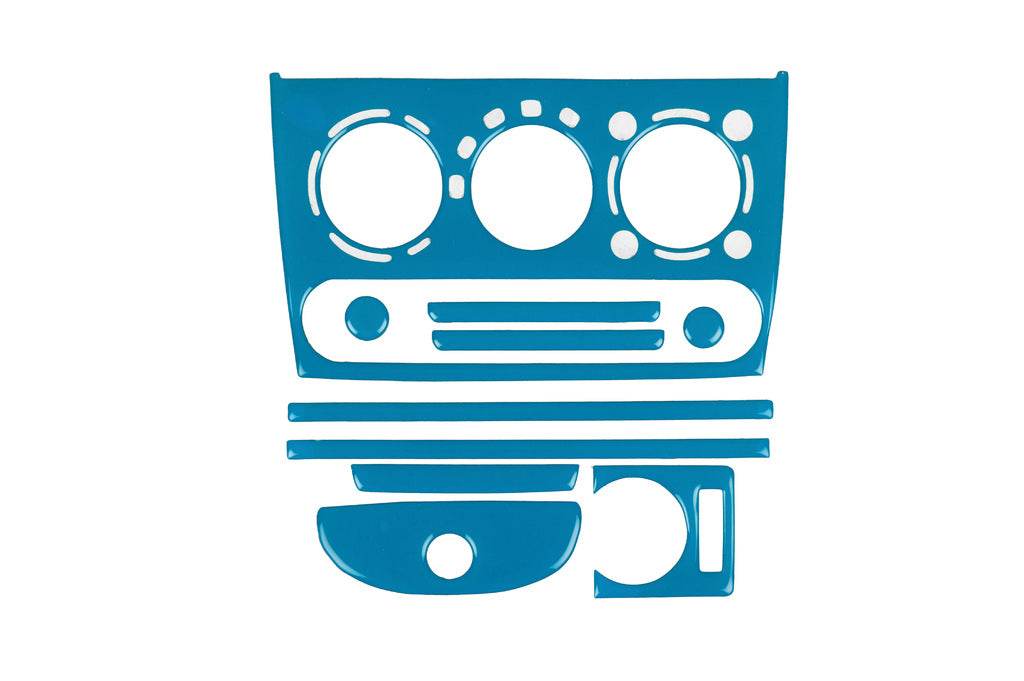 Panel overlays (blue) for Opel Tigra 1994–2001 - Reelken Auto