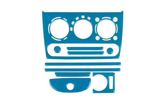 Panel overlays (blue) for Opel Tigra 1994–2001 - Reelken Auto