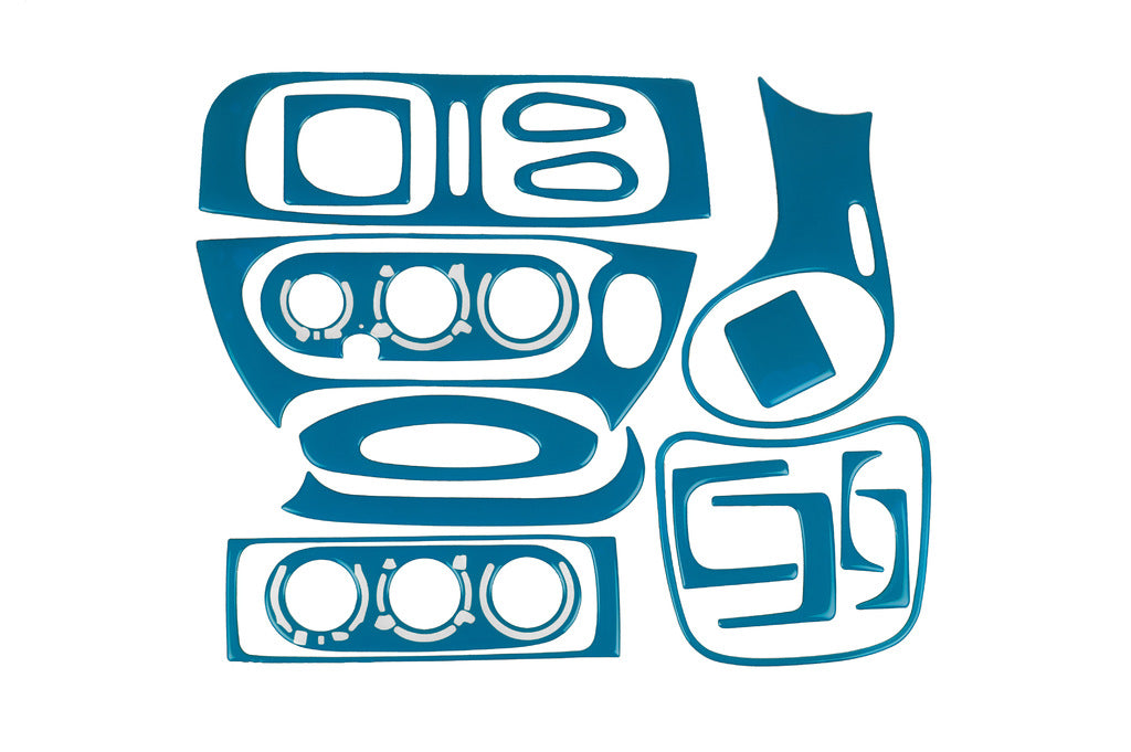 Dashboard Trim Covers 1999-2003 (blue color) for Renault Megane I 1996-2004 - image 1