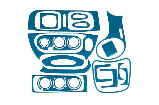 Dashboard Trim Covers 1999-2003 (blue color) for Renault Megane I 1996-2004 - image 1