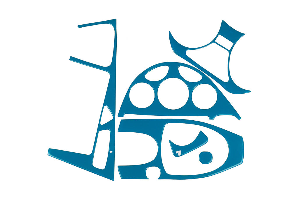 Dashboard Trim Cover (blue) for Ford Focus I 1998-2005 - image 1