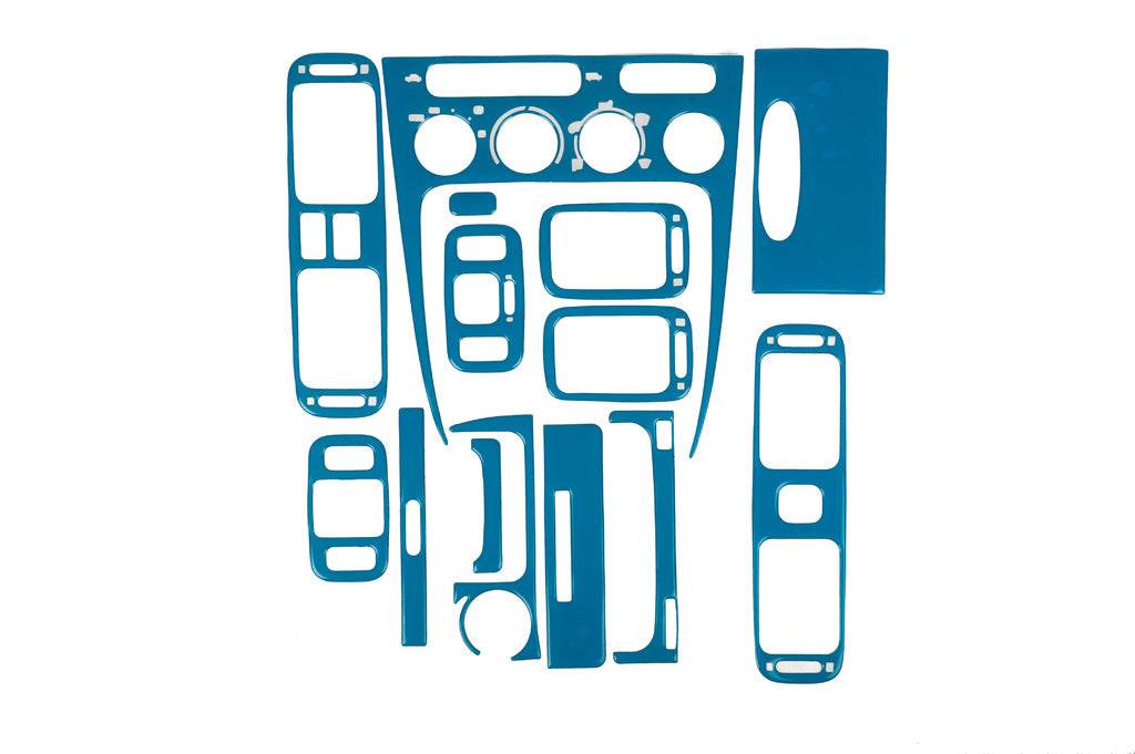 Panel overlays 2000-2002 (blue) for Toyota Corolla 1998-2002 - Reelken Auto