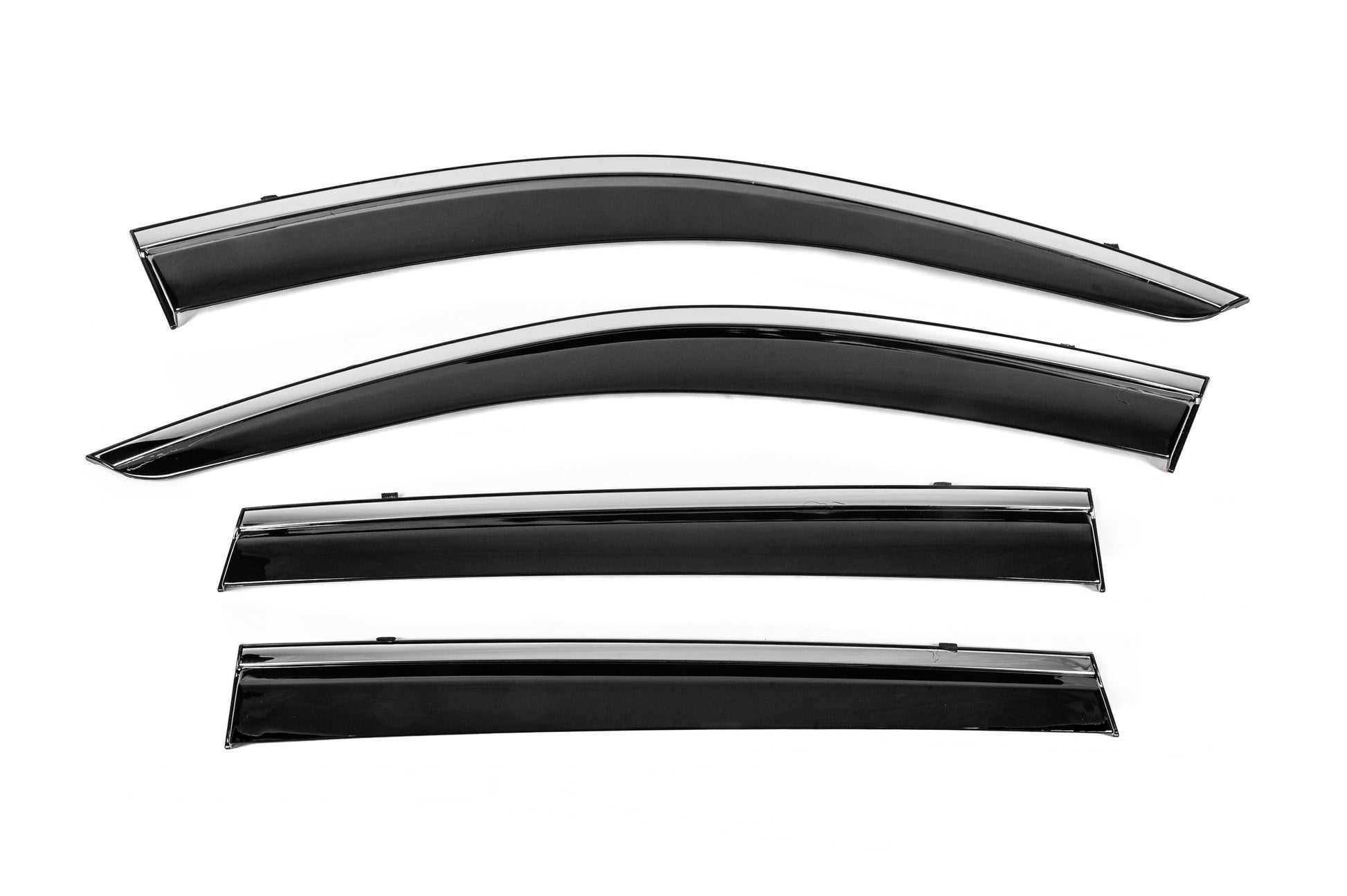 Niken Luxury chrome windbreakers (4 pcs) for Jeep Cherokee KL 2013↗ - image 1