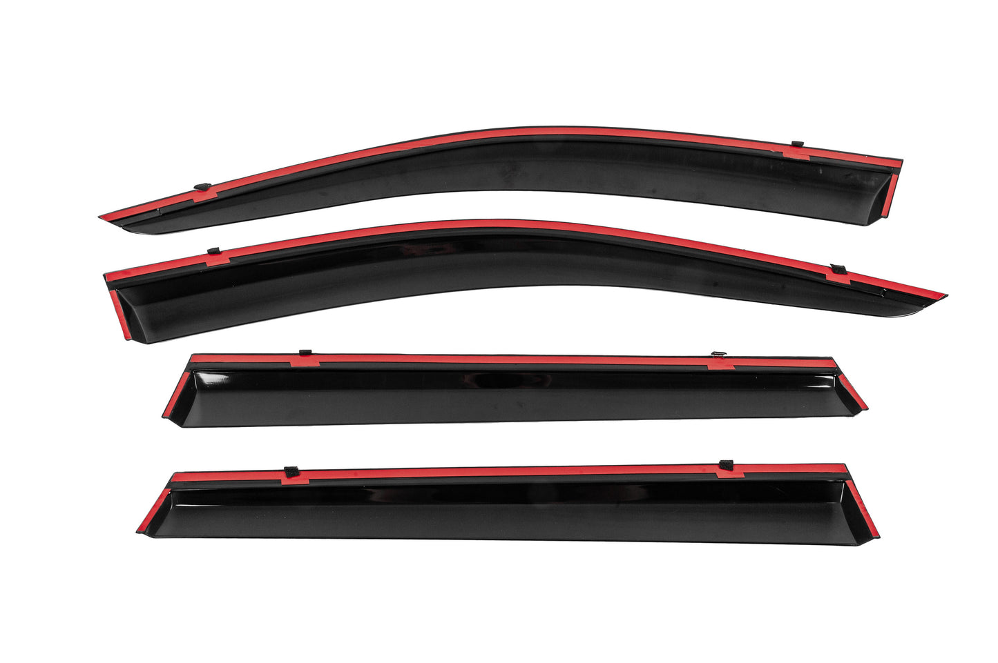 Window Deflectors with Chrome Trim Niken Luxury (4 pcs) for Jeep Cherokee KL 2013- - image 4