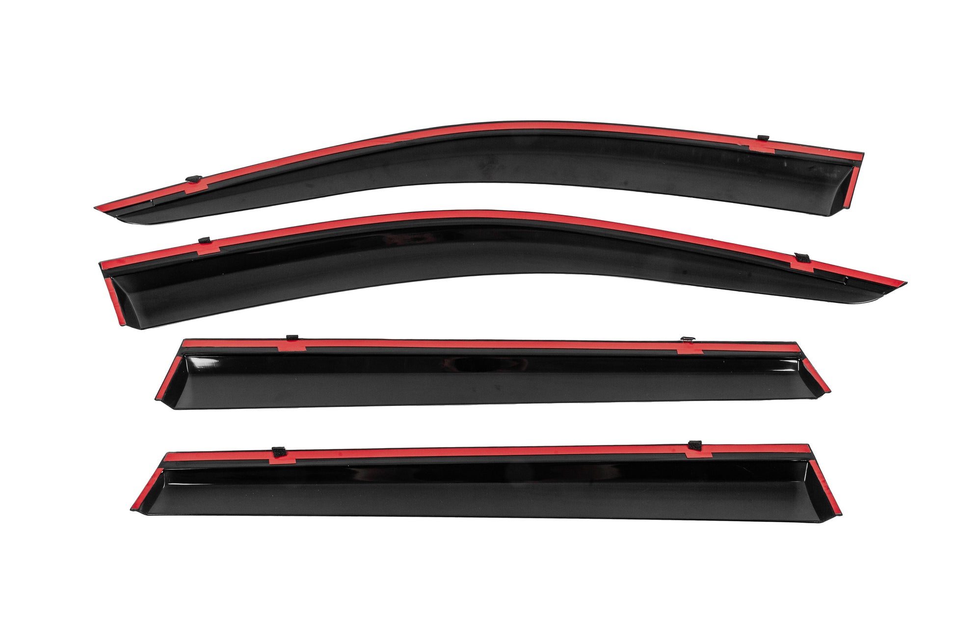 Window Deflectors with Chrome Trim Niken Luxury (4 pcs) for Jeep Cherokee KL 2013- - image 4