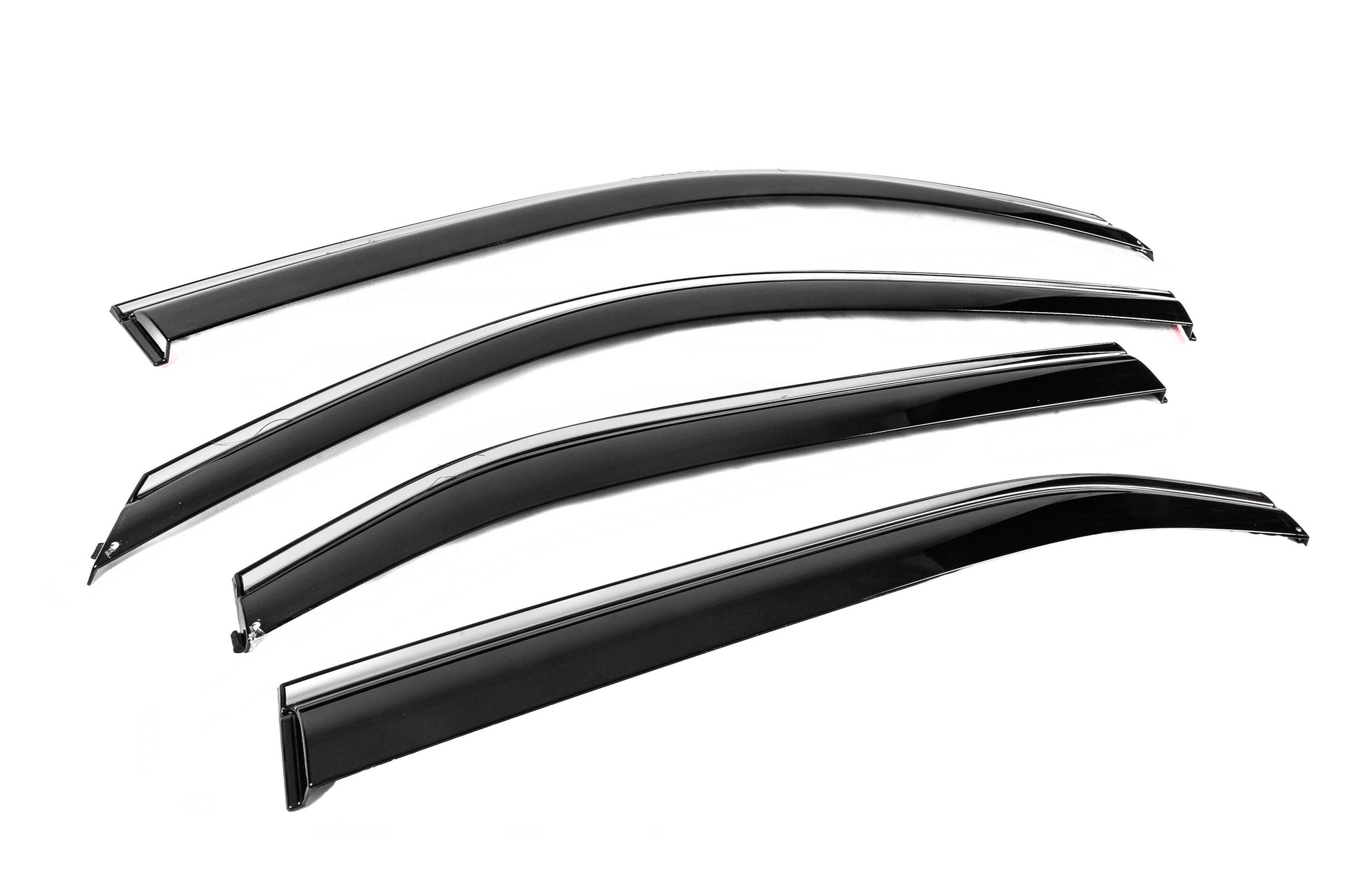 Window Deflectors with Chrome Trim Niken Luxury (EU/Asia, 4 pcs) for Honda HR-V 2021- - image 3