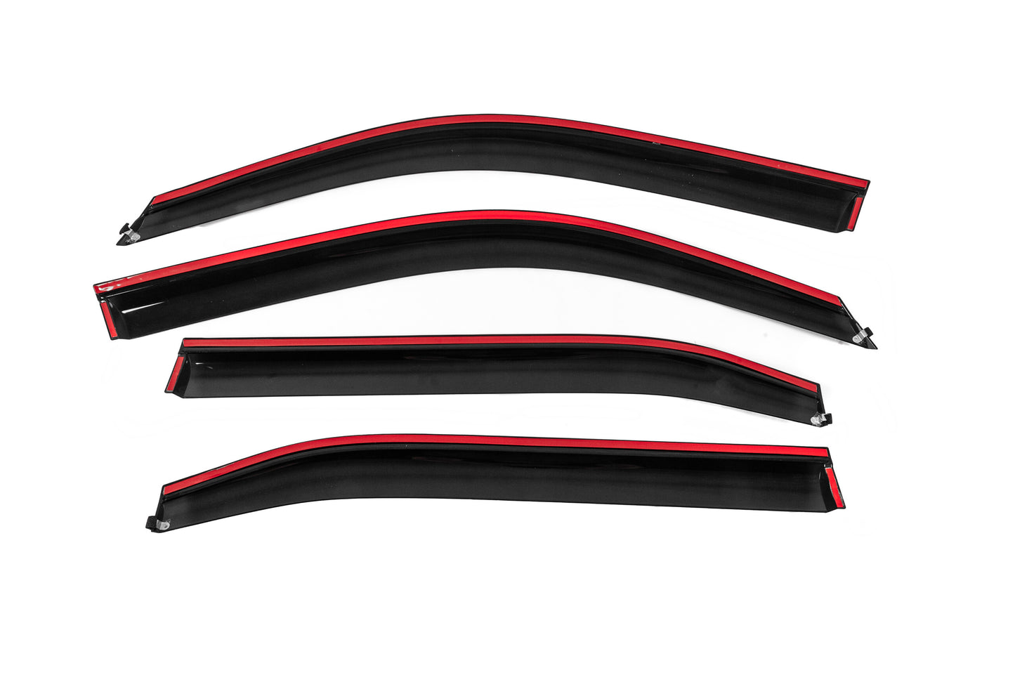 Window Deflectors with Chrome Trim Niken Luxury (EU/Asia, 4 pcs) for Honda HR-V 2021- - image 4