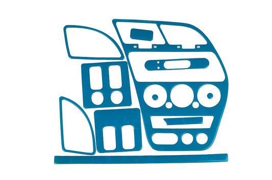 Dashboard Trim 1997-2001 (blue) for Peugeot 306 1993-2001 - image 1