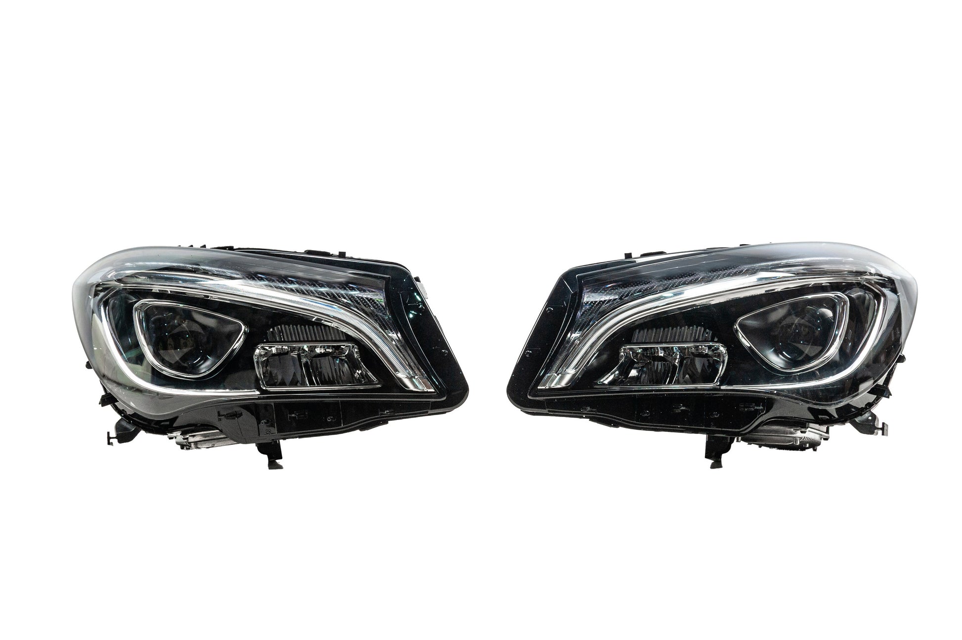 Front headlights with LED (2 pcs) for Mercedes CLA C117 2013-2019 - image 2