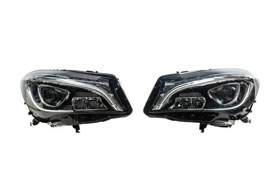 Front headlights with LED (2 pcs) for Mercedes CLA C117 2013-2019 - image 2