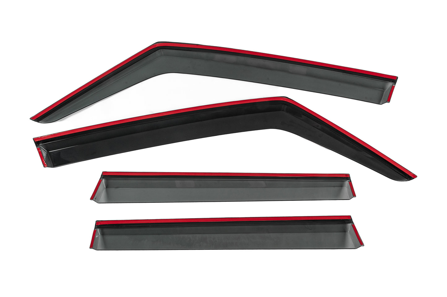 Window Deflectors with Chrome Trim Niken Luxury (4 pcs) for Jeep Renegade 2014- - image 4