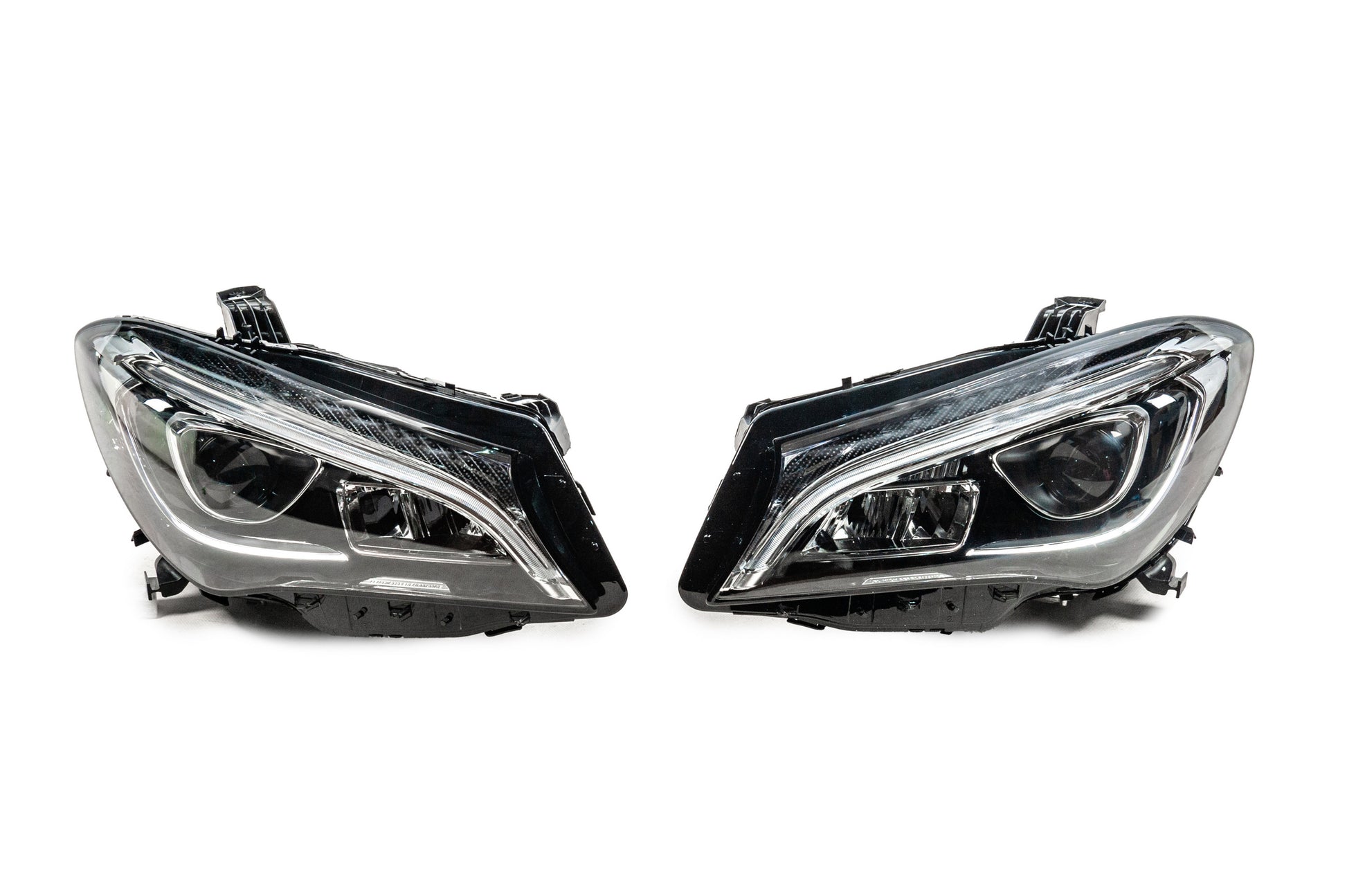 Front headlights with LED (2 pcs) for Mercedes CLA C117 2013-2019 - image 1