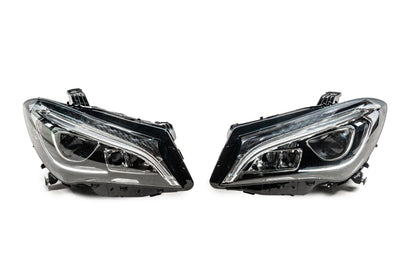 Front headlights with LED (2 pcs) for Mercedes CLA C117 2013-2019 - image 1