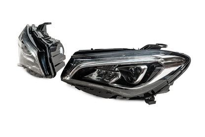 Front headlights with LED (2 pcs) for Mercedes CLA C117 2013-2019 - image 4