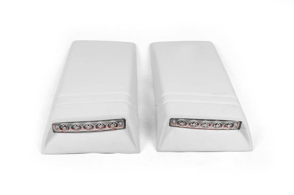 Roof inserts with LED (2 pcs, paintable) for Volkswagen Amarok 2010-2022 - Reelken Auto