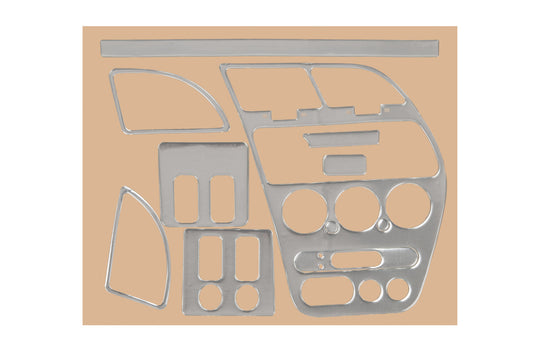 Dashboard Trim 1997-2001 (Aluminum) for Peugeot 306 1993-2001 - image 1